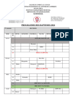 Calendrier Bapteme 2024