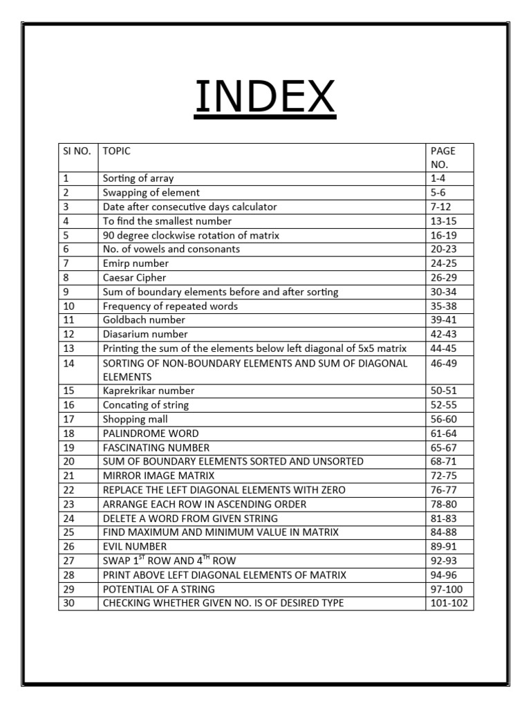 Html Index File Generator