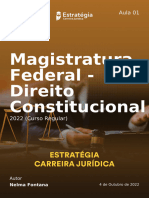 Magistratura Federal - Direito Constitucional: Aula 01
