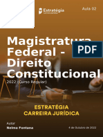 Magistratura Federal - Direito Constitucional: Aula 02