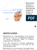 Component of Management: Motivation