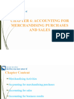 Chapter 6 - Accounting For Merchandise