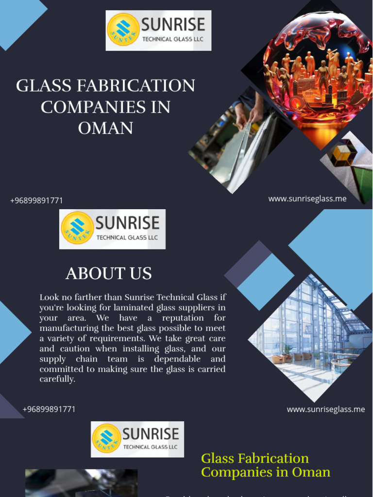 Glass Fabrication Companies in Oman PDF PDF