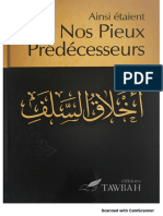 Ainsi Étaient Nos Pieux Prédécesseurs