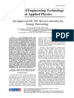 An Improved DC-DC Boost Converter For Energy Harve