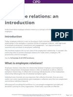 FR Employee Relations CIPD Factsheet-2022