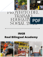 Informe de Proyecto Investigación para Conferencia Empleos Del Futuro Minimalista y Geométrico Negro Blanco y Beige