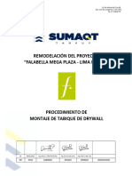 04 - Procedimiento de Montaje de Tabique de Drywall