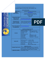 Fact Sheet - Exchange - AUCA - 2021-22