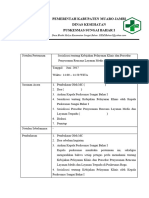 EP 2. NOTULEN SOSIALISASI Tentang Kebijakan Pelayanan Klinis Dan Prosedur Penyusunan Rencana Layanan Medis