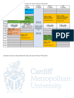 Astudiaethau Chwaraeon Ac Addysg Gorfforol Dwyieithog WW Timetable L4 2023