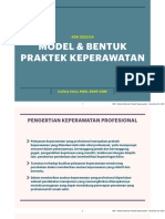 KDK - Model & Bentuk Praktek Keperawatan