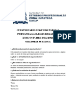 Cuestionario Segundo Parcial Oj FGR