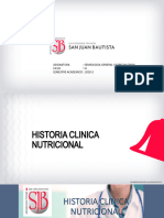 Historia Clinica Nutricional - 2020