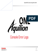4 - 4 AquilionOne - Console Error Logs