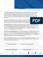 Formato. Acta Administrativa