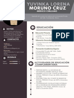 Copia de Curriculum CV Marketing Profesional Gris Oscuro