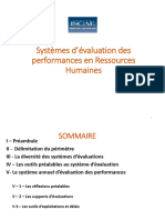 SYSTEME D Evaluations en Ressources Humaines ISCAE