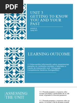 1_Getting to Know You