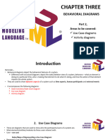 Chapter 3 (Behavioral Diagrams) - Part 2 - Use Case, Activity