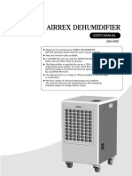 Dehumifider ADH-800 English Manual