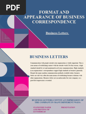 Business Letter writing 