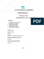 Informe #11 y 12 - Morfología Del Fruto y Semilla