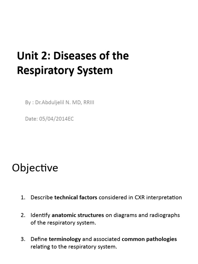 Respiratory System Diseases Overview | PDF | Lung | Diseases And Disorders
