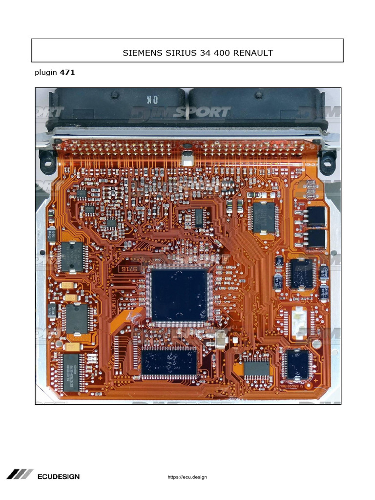 Renault, Dacia Gasoline Siemens Sirius 34 ECUs Without CAN S118301104 A Alternative Solutions Solution 1 Immo Off main image 0