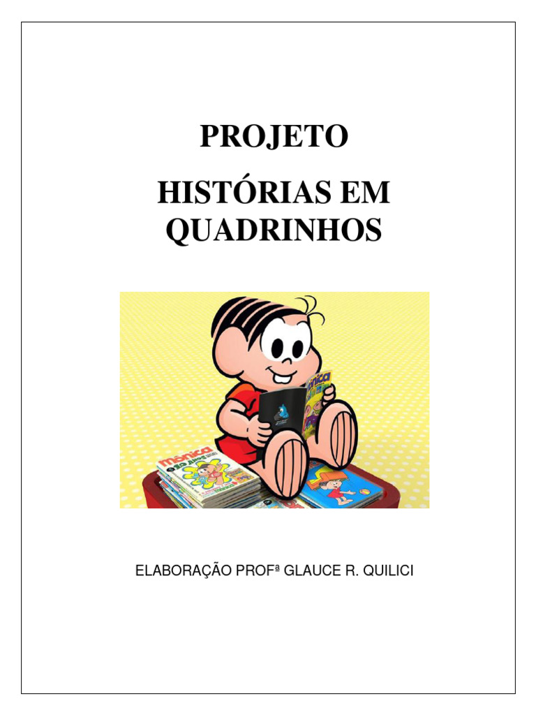 Projeto de Leitura: Histórias em Quadrinhos | PDF | Quadrinhos | Imagem