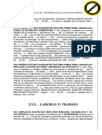 Modelos de Cartas Documento - Laborales