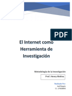 El Internet Como Herramienta de Investigación Joel Koquis