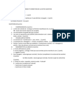Bareme Et Correction de La Dictee Question 6è PDF