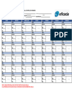 Formato Control de Horarios