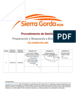 SG-GSSM-PRG-008 Procedimiento Respuesta y Preparación A Emergencia