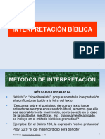 Interpretación Bíblica - Métodos de Interpretación Bíblica