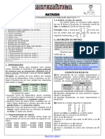Apostila de Matrizes (12 Páginas, 66 Questões, Com Gabarito)