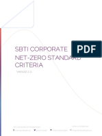 Net Zero Standard Criteria