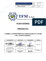 Plan Ssoma - Cambio y Conexionado de Tanque Dura #1 de 600 M3