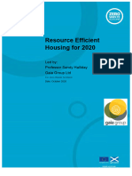 Resource Efficient Housing