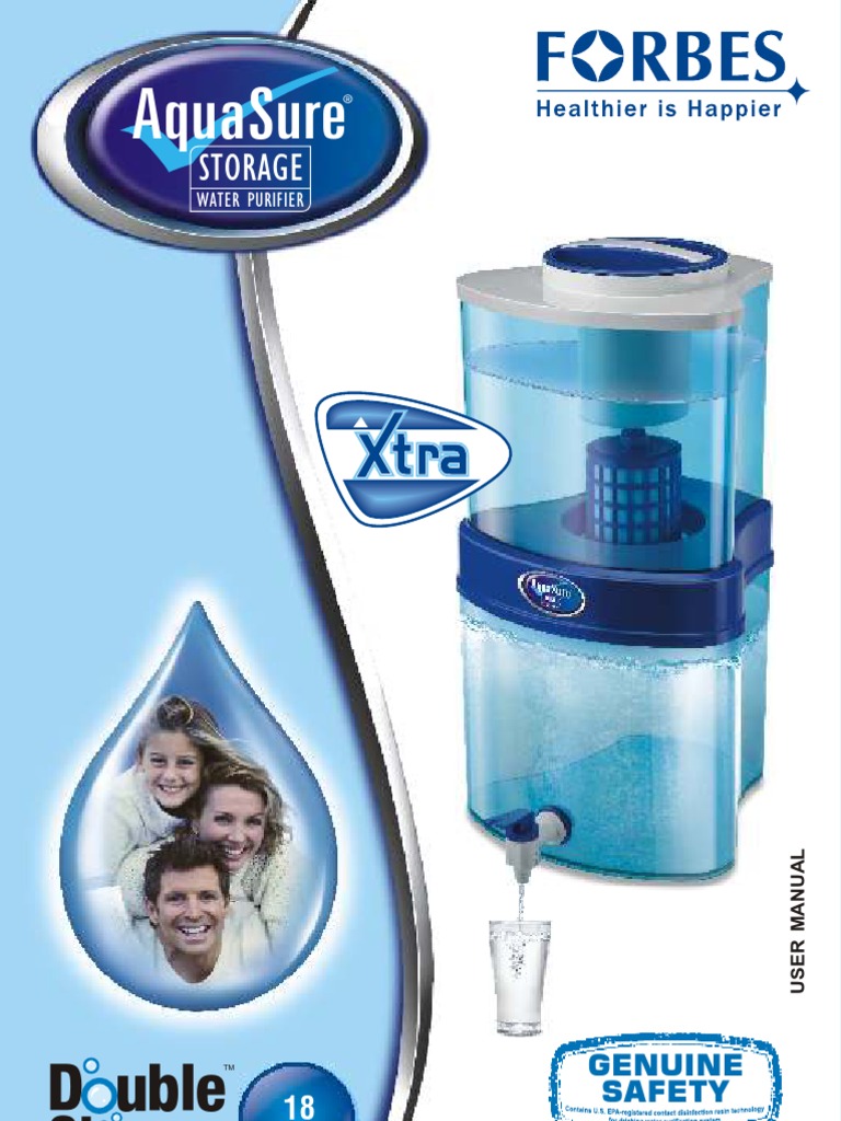 Aqua Sure: D Uble o | PDF | Water Purification | Filtration