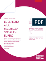 El Derechoi A La Seguridad Social en El Peru - Div