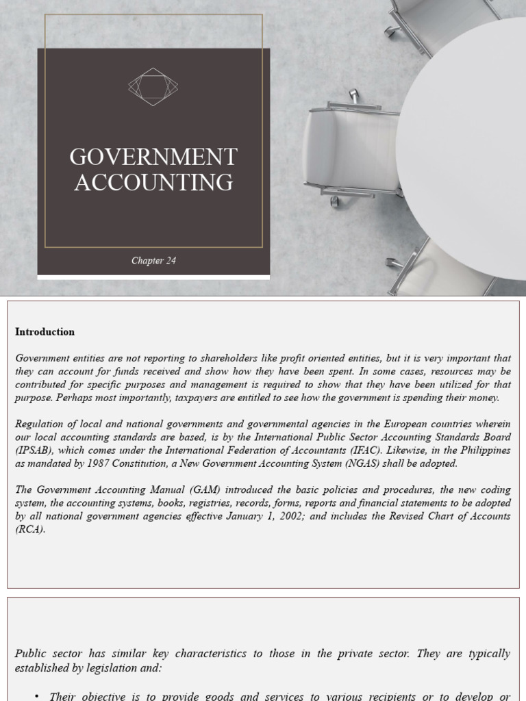 Government Accounting Overview and Standards | PDF | Fair Value | Revenue