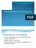 3.presumption of Innocence