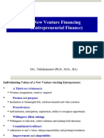 New Venture Financing Lecture Note (Ch-1)
