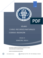 Silabo Recursos Naturales - Adecuado 2023-I - 3