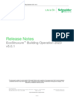 Release Notes v5.0.1 - EcoStruxure Building Operation 2023