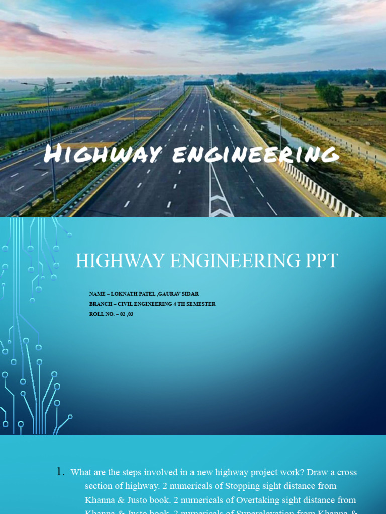 Group 1 highway engineering pdf