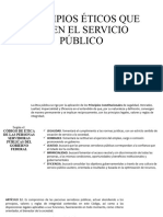 E. PRINCIPIOS ÉTICOS QUE RIGEN EL SERVICIO PÚBLICO (Autoguardado)