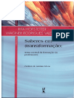 HOFSTETTER, R.; VALENTE, W.R. - SABERES EM (TRANS)FORMAÇÃO  